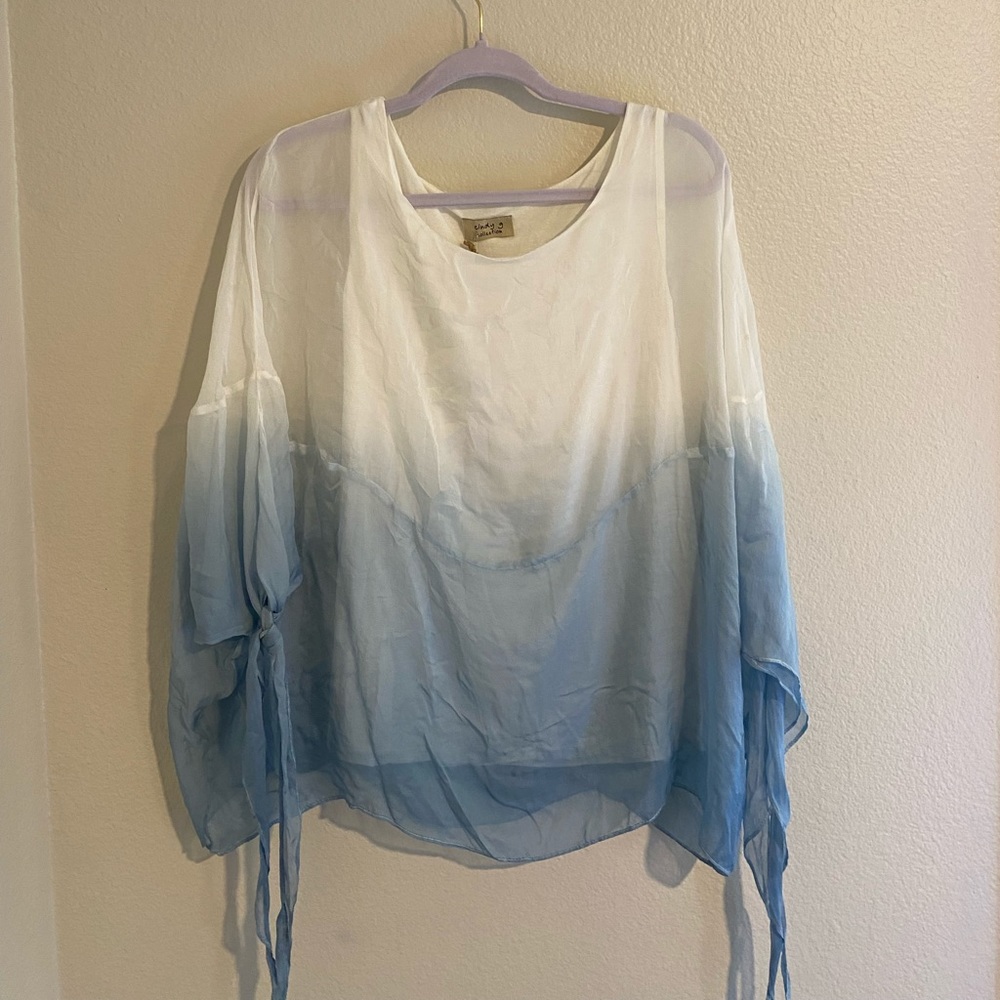 Beautiful watercolor blouse!